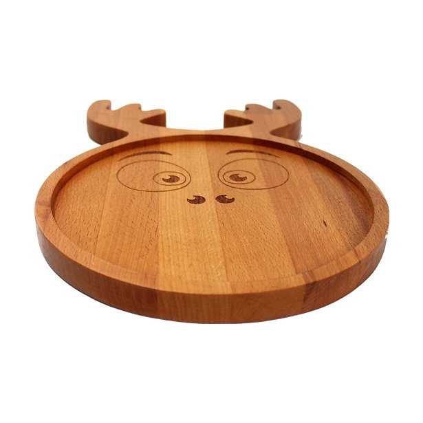 Deer Figured Children's Plate